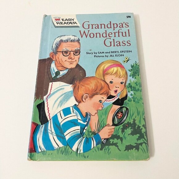 Vtg 1962 Grandpas Wonderful Glass by Sam and Beryl Epstein Easy Reader - Picture 1 of 16